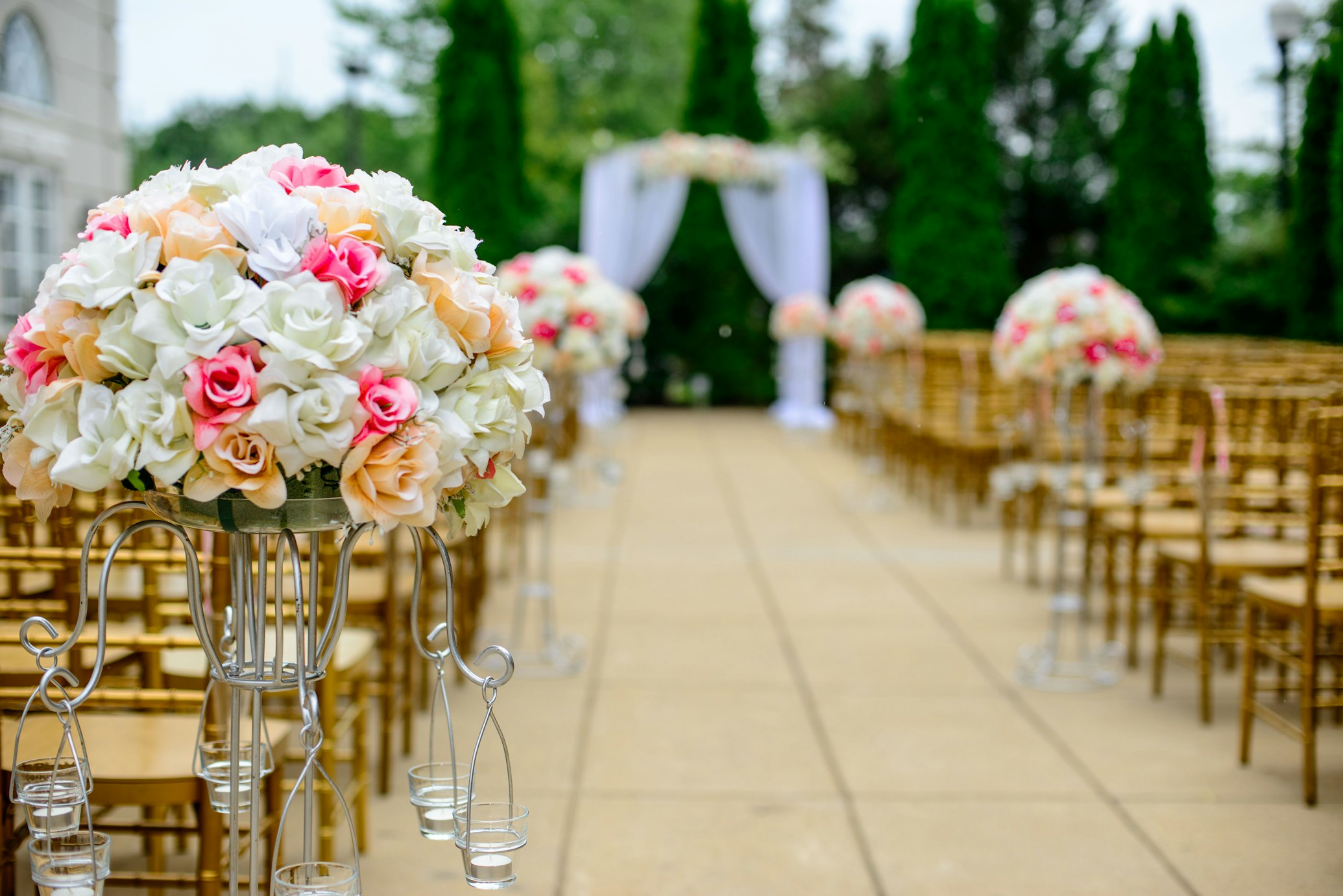 Elegant Wedding Reception Setup